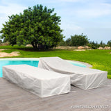 Brown Wicker Patio Chaise Lounge Chairs Set of 2 Outdoor Chaise Lounge Pool Lounge Chairs