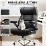 500LBS Big and Tall Office Chair with Adjustable Lumbar Support