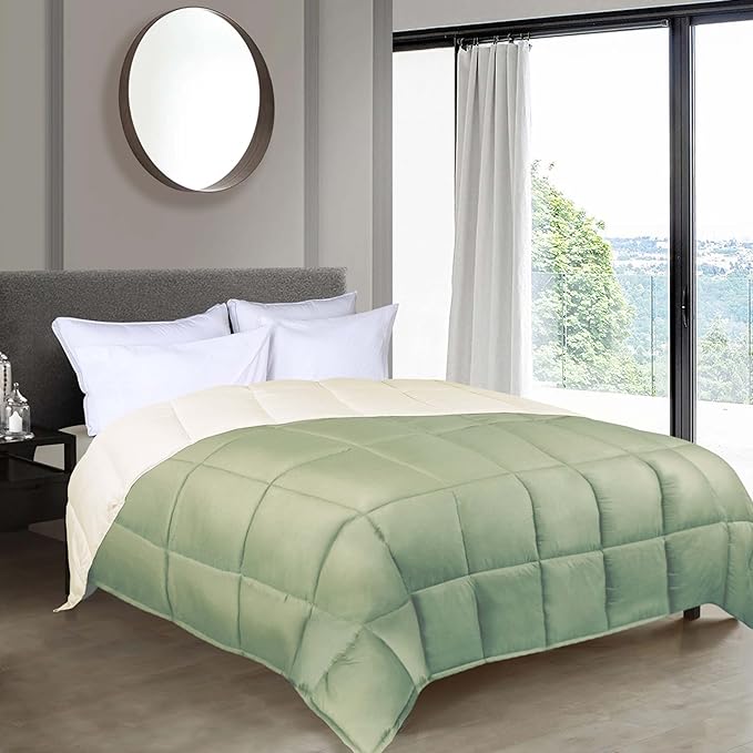 Brushed Microfiber Comforter, Down Alternative Bedding, Medium Weight, Soft Bed Cover