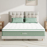 Queen Mattress, 12 Inch Hybrid Mattress, Gel Memory Foam with Individual Pocket