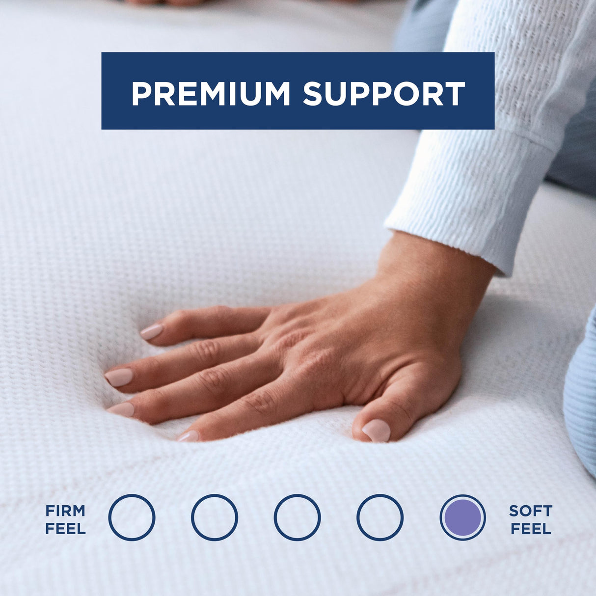 (Supreme) 3" Memory Foam Mattress Topper, Queen