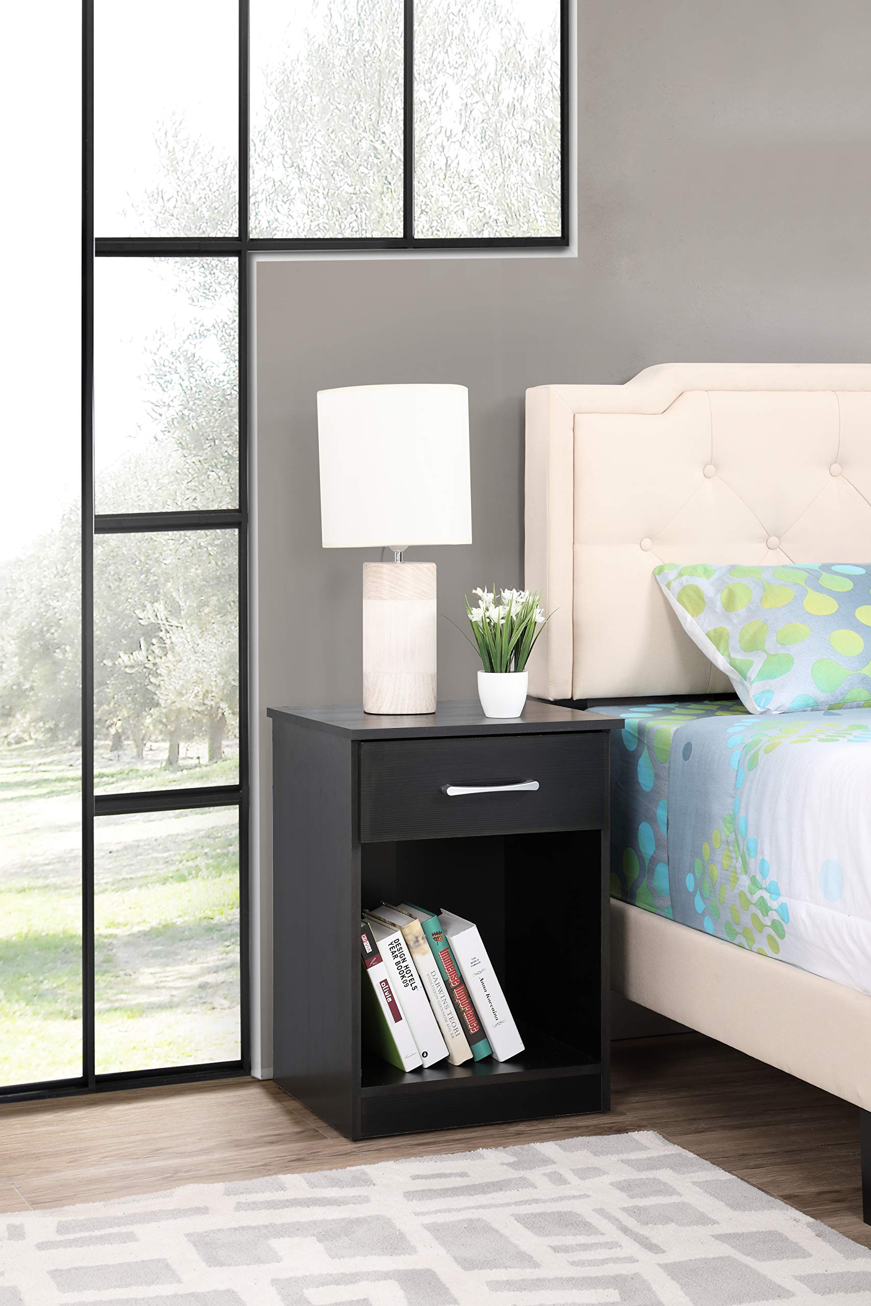 Black Nightstand, Side Table