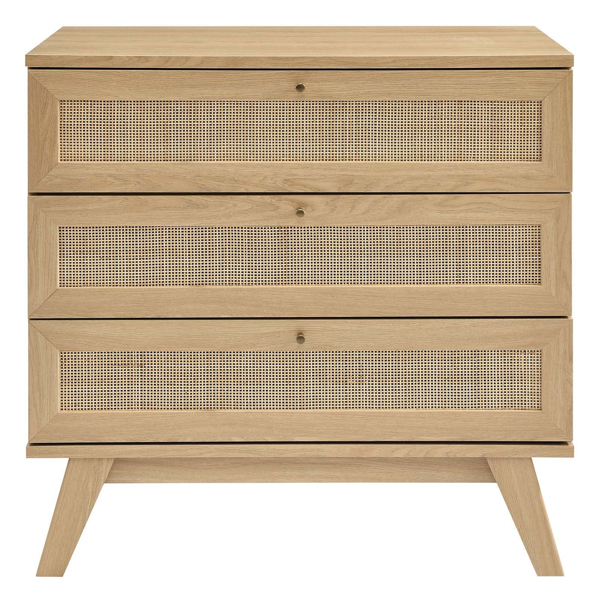 Soma 3-Drawer Dresser in Oak, 31 x 18.5 x 30