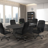 Cielo Leatherette Executive Mid-Back Conference Office Chair, Conference Chair,