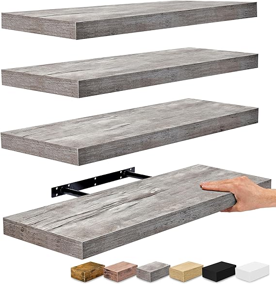 Wall Shelves for Bedroom, Kitchen, Living Room, Bathroom Shelves Over