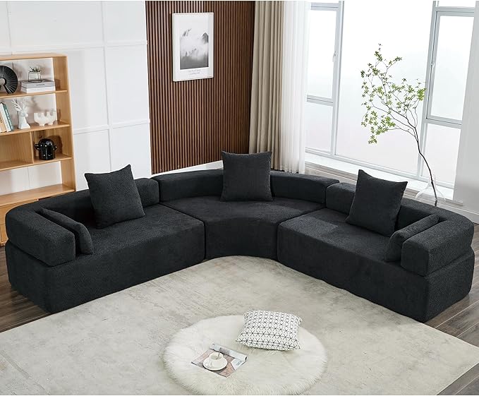Modern Curved Sofa Couch for Living Room