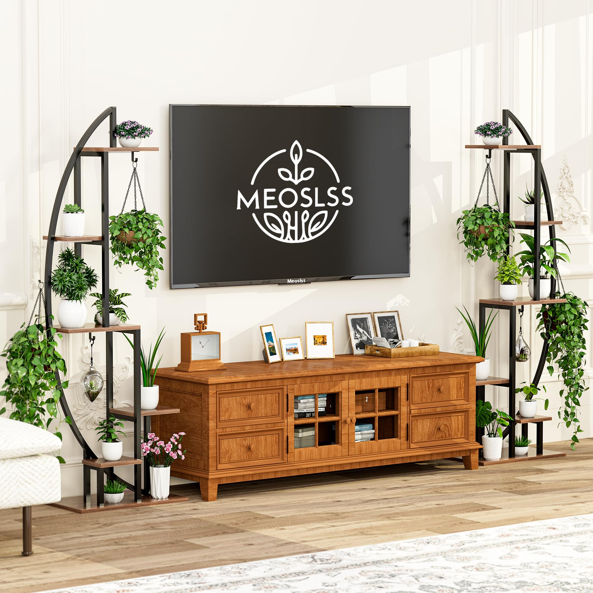 Plant Stand Indoor With Grow Lights - 6 Tiered Plant shelf for Indoor Plants Multiple