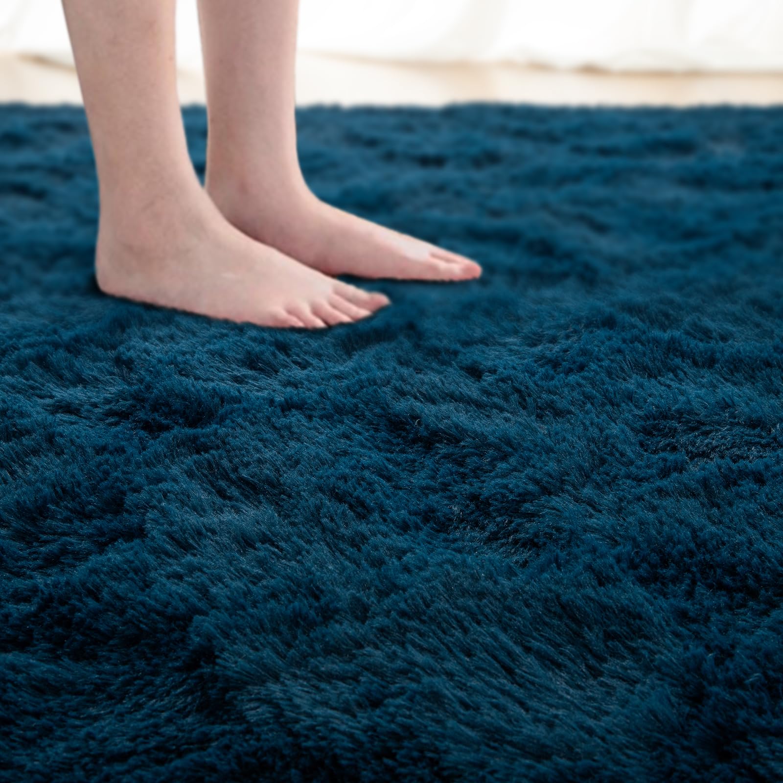 Rug for Living Room 6x9 Feet Area Rug for Bedroom Super Soft Shaggy
