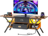 TV Stand for 55''/65'' TV - LED TV Stands with Power Outlets