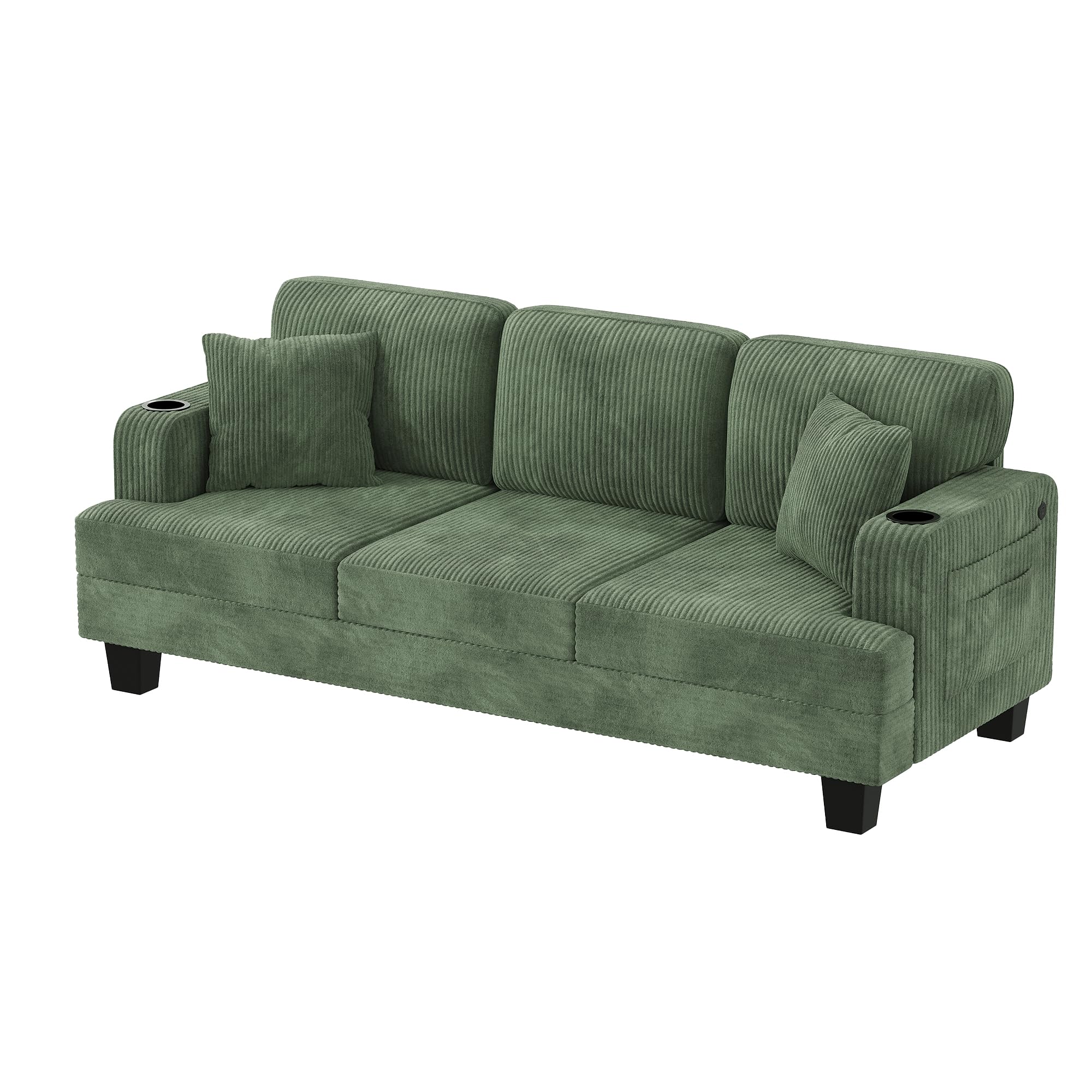 83” Sofas for Living Room, Comfy Couch with USB and Type-C Port