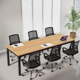 6.5 FT Conference Room Table, 78.74" W x 27.56" D Large Office Conference Table