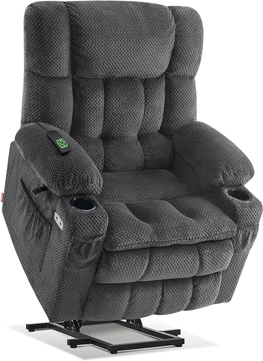 LiftLuxe Dual Motor Power Recliner – Massage, USB & Cup Holders