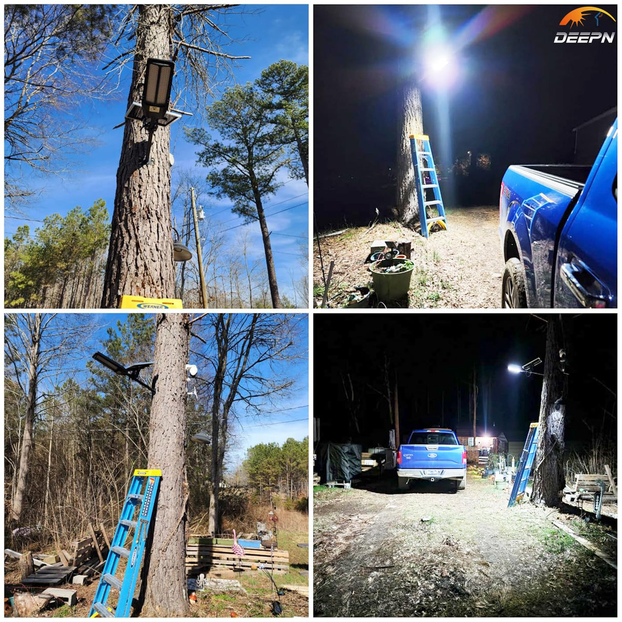 Outdoor 7000W, Solar Street Light IP67 Waterproof Dusk to Dawn 300000 Lumens LED