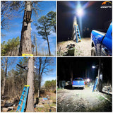 Outdoor 7000W, Solar Street Light IP67 Waterproof Dusk to Dawn 300000 Lumens LED