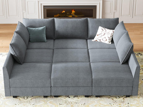 Modular Sectional Sleeper Sofa with Storage Reversible Modular Sofa Couch