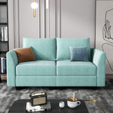 Fabric Loveseat Modern 2 Seater Couch Modular Love Seat Sofa for Small Apartment