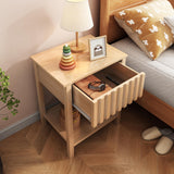 Nightstand, Side Table with Drawer Modern End Table with Storage Accent Bedside