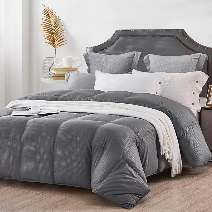 Queen Comforter Duvet Insert White, All Season Down Alternative Comforter, Ultra Soft