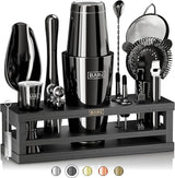 Mixology Bartender Kit Bar Set | 16-Piece Cocktail Shaker Set | Martini Barware Mixing