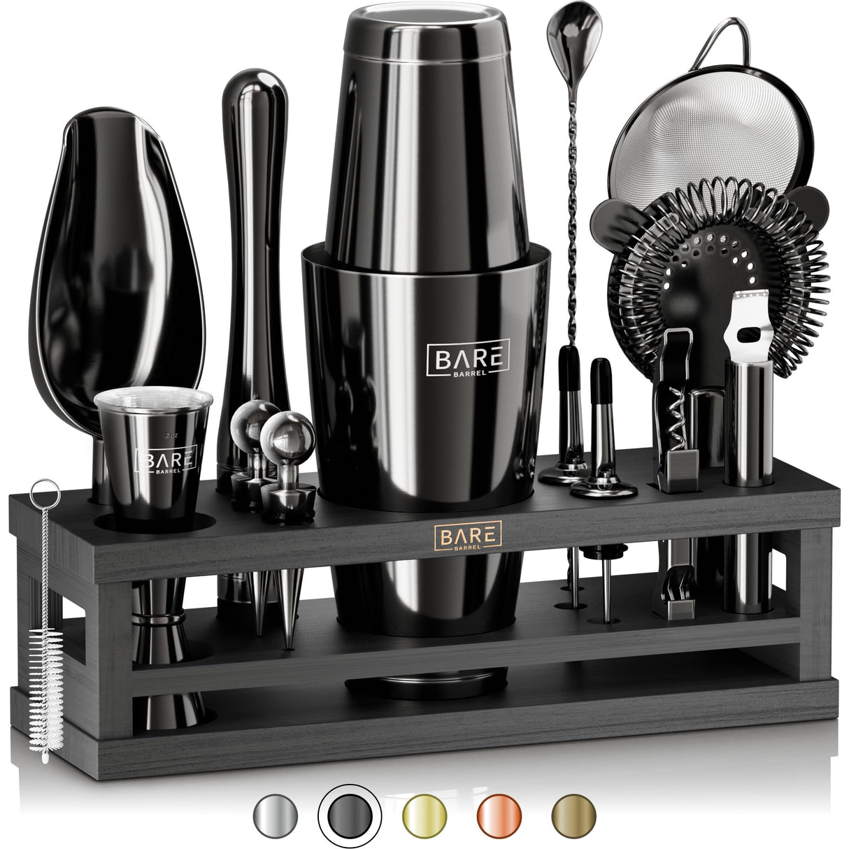 Mixology Bartender Kit Bar Set | 16-Piece Cocktail Shaker Set | Martini Barware Mixing