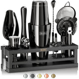 Mixology Bartender Kit Bar Set | 16-Piece Cocktail Shaker Set | Martini Barware Mixing