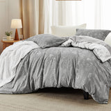 Twin XL Comforter Set Dorm Bedding - Lavender Comforter, Floral Twin Extra Long