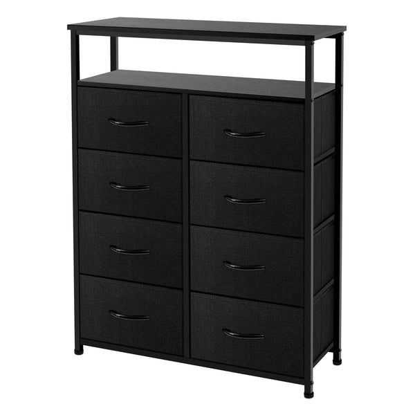 Dresser Double, Tall Storage Organizer Unit for Bedroom