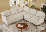 Sectional Couch L Shaped Sofa with Storage, Corner Modular Sofa with Chaise, 86