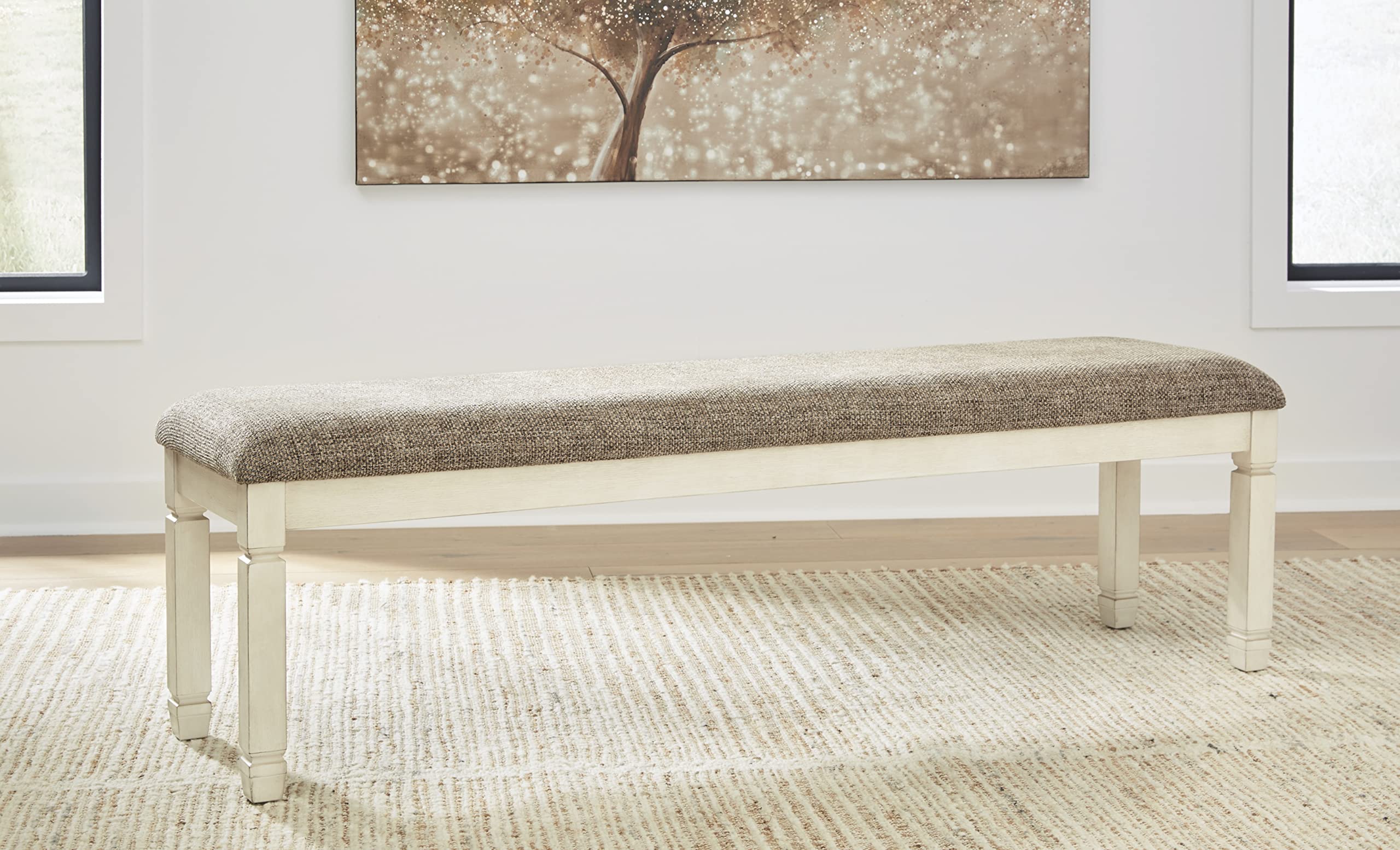 Bolanburg Casual 65" Upholstered Dining Room Bench