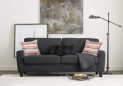 Astoria Upholstered Sofas Flare Arm Fabric Living Room