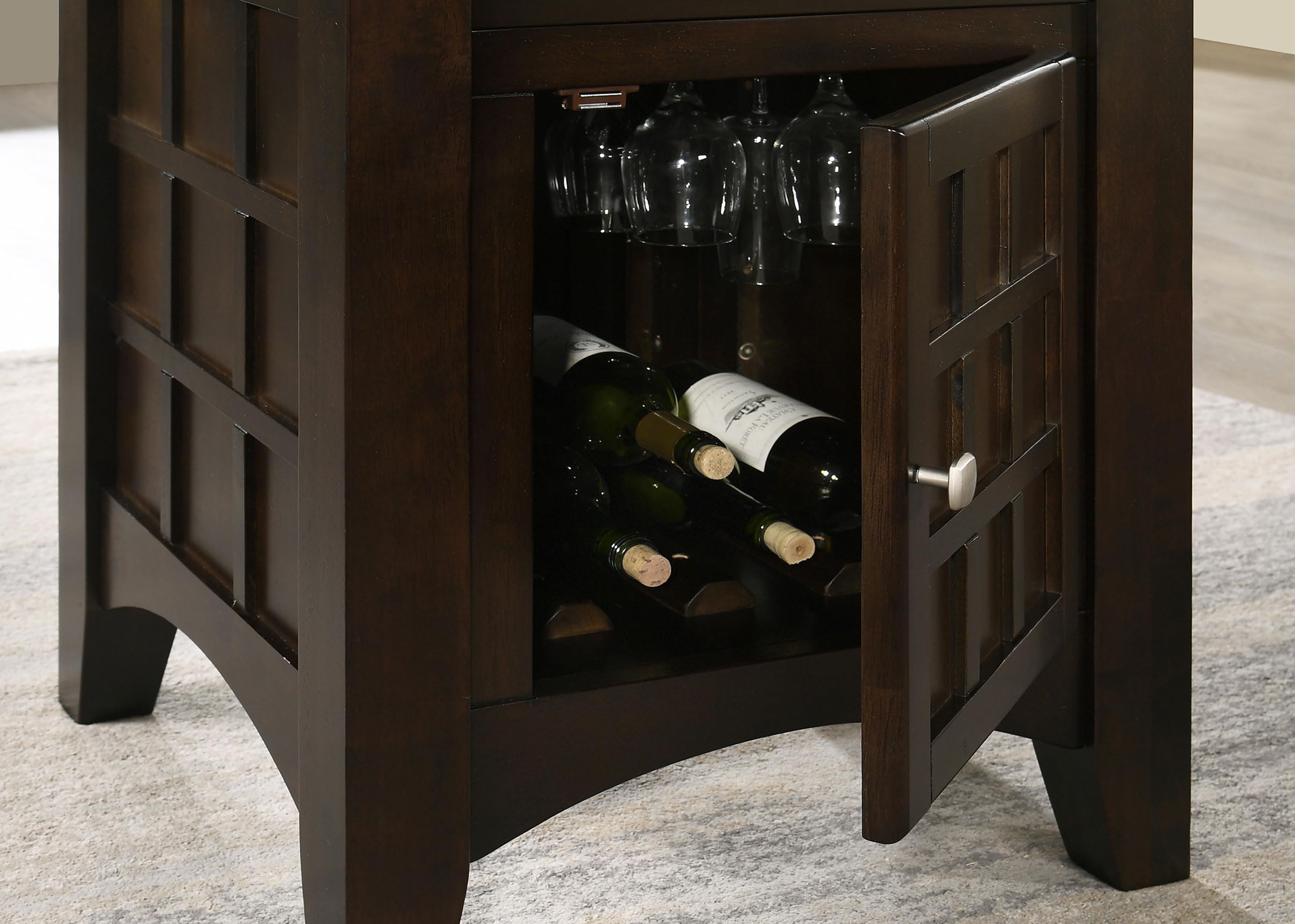 9-Piece Counter Height Dining Set - Cappuccino