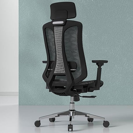 Ergonomic Mesh Office Chair, High Back Desk Chair with 3D Armrests, Adjustable Lumbar