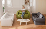 Loveseat Sleeper Sofa,55" Convertible Sofa Bed Couch Futon Couches for Living Room