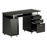 47.25" Ergonomic Computer Drawers & File Cabinet for Home Office Storage