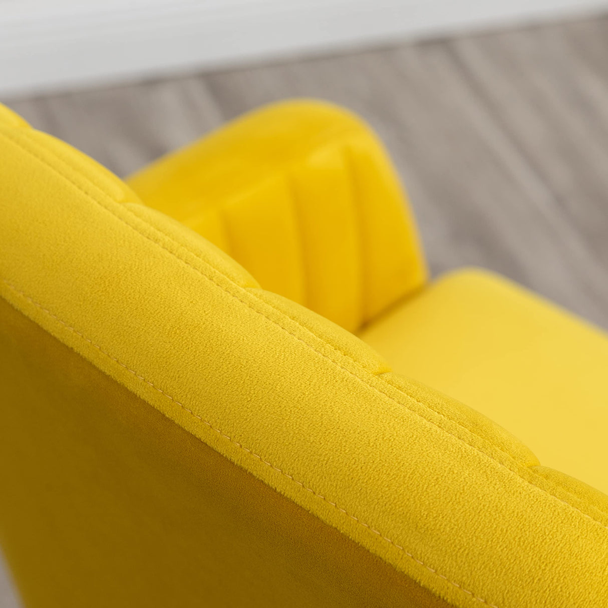 Tuchico Accent, one chair, Yellow Velvet