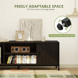55 Inch TV Stand with Storage - Entertainment Center for TVs up to 70 Inches