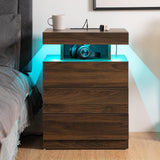Rustic Brown Nightstand