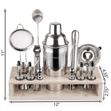 Bartender kit | 31 Piece Professional Bartender Set by Mixthology - bar Tools