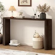 Porch Table Console Table with Semi-Cylindrical Leg Design,Suitable