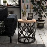 Farmhouse Coffee Table, Distressed Wood Top Table