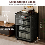 Modern with wheels Audio-Video Media Stand