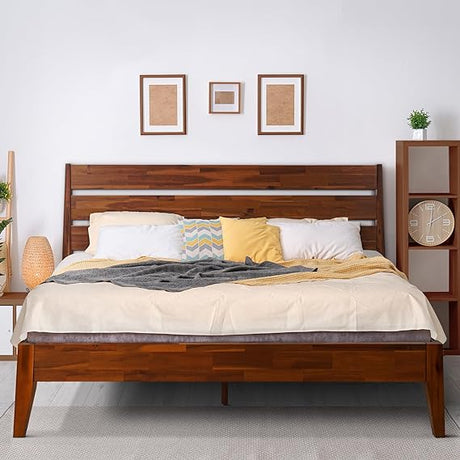 Wooden Frame with Headboard