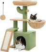 PETEPELA Cat Tree for Small Indoor Cats