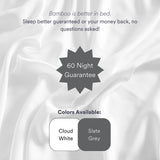 100% Lyocell from Organic Bamboo Basic Sheet Set - Fitted Sheet & Pillowcase Only,