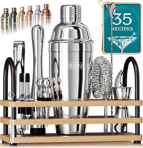 Mixology Bartender Kit Bar Set | 14-Piece Cocktail Shaker Set