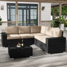 Outdoor Patio Furniture Set  Sectional Conversation Sofa Set