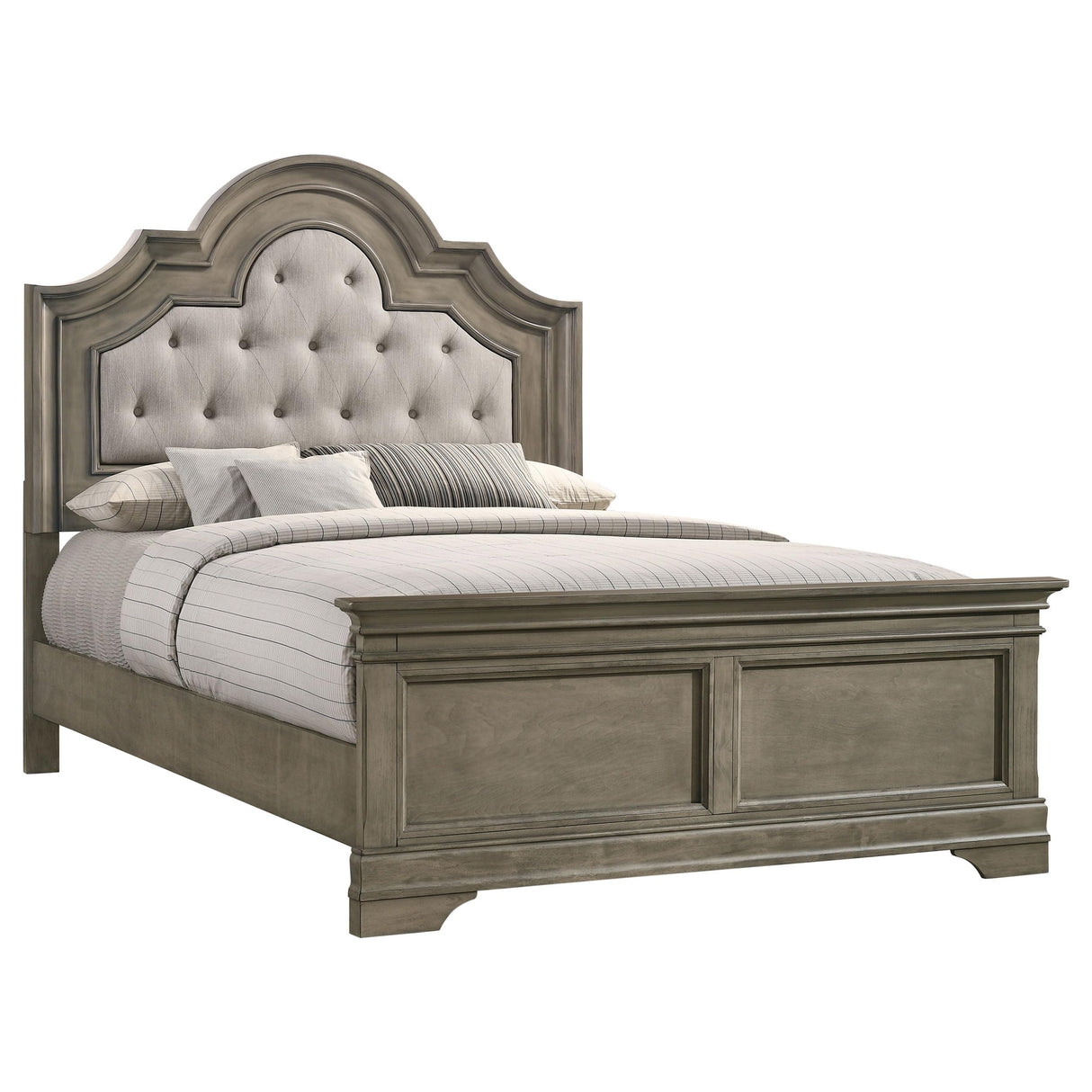 King Bed 5-Piece Set, Wheat Brown