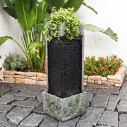 Modern Outdoor Water Garden Fountain 39.37''H Indoor Fountains and Waterfalls