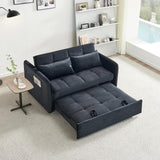 Pull Out Sleeper Sofa, Convertible Futon Sofa Bed with USB Port, Modern Pullout Couch