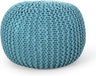 Nahunta Pouf, Navy Blue